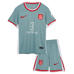 Kids Atletico Madrid Away Jersey Kit