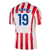 J.ALVAREZ #19 Atletico Madrid Home Jersey 2025/26