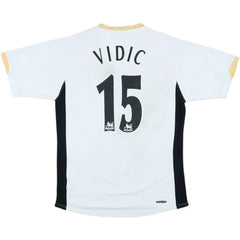 Vidic #15 Retro Manchester United Away Jersey 2006/08
