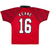 Keane #16 Retro Manchester United Home Jersey 1996/98