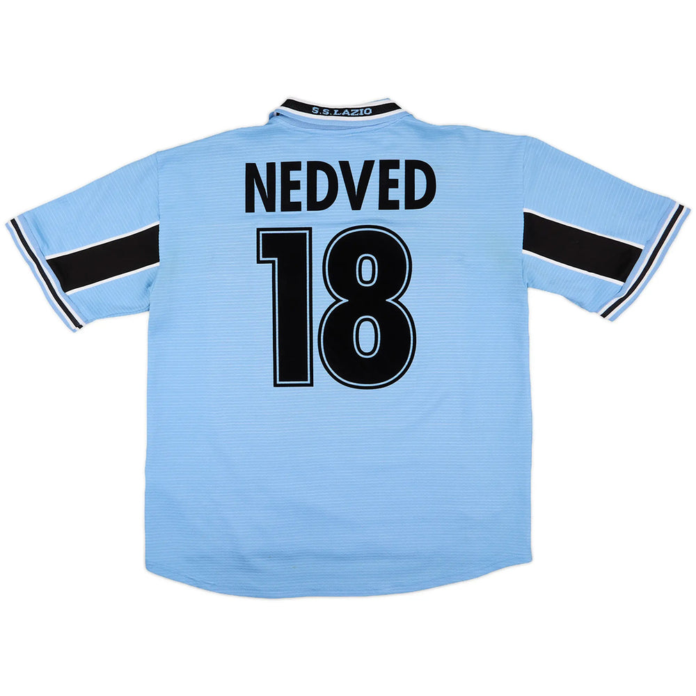 Nedved #18 Retro Lazio Home Jersey 1998/00