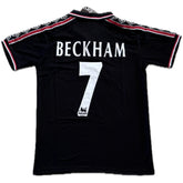 Beckham #7 Retro Manchester United Away Jersey 1998/99