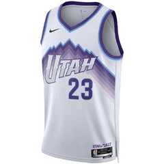 Unisex Utah Jazz Lauri Markkanen #23 White Swingman Jersey - Association Edition