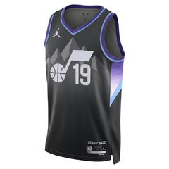 Unisex Utah Jazz Ace Bailey #19 Black Swingman Jersey - Statement Edition