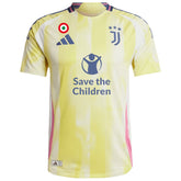 Juventus Away Save Children Sponsor Match Jersey Player Version