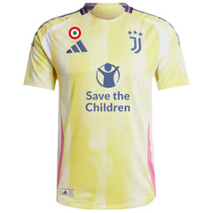 Juventus Away Save Children Sponsor Match Jersey Player Version