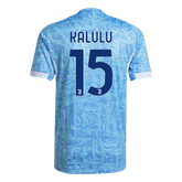 KALULU #15 Juventus Away Match Jersey Player Version 2025/26