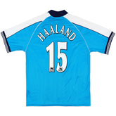 Haaland #15 Retro Manchester City Home Jersey 1999/01
