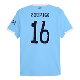 RODRIGO #16 Manchester City Home Match Jersey Player Version 2025/26 - Club World Cup