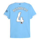 REIJNDERS #4 Manchester City Home Match Jersey Player Version 2025/26