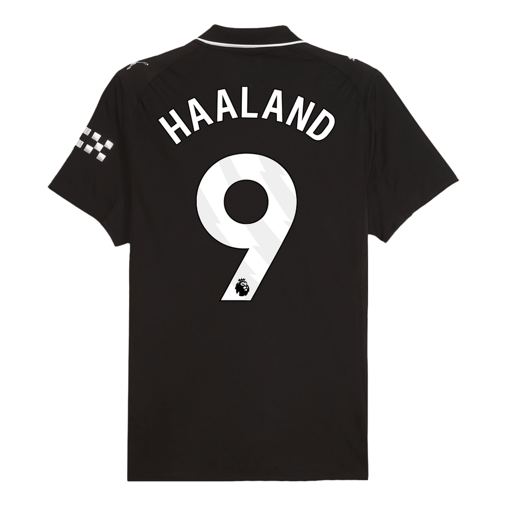 HAALAND #9 Manchester City Away Match Jersey Player Verison 2025/26