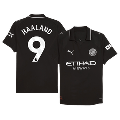 HAALAND #9 Manchester City Away Match Jersey Player Verison 2025/26