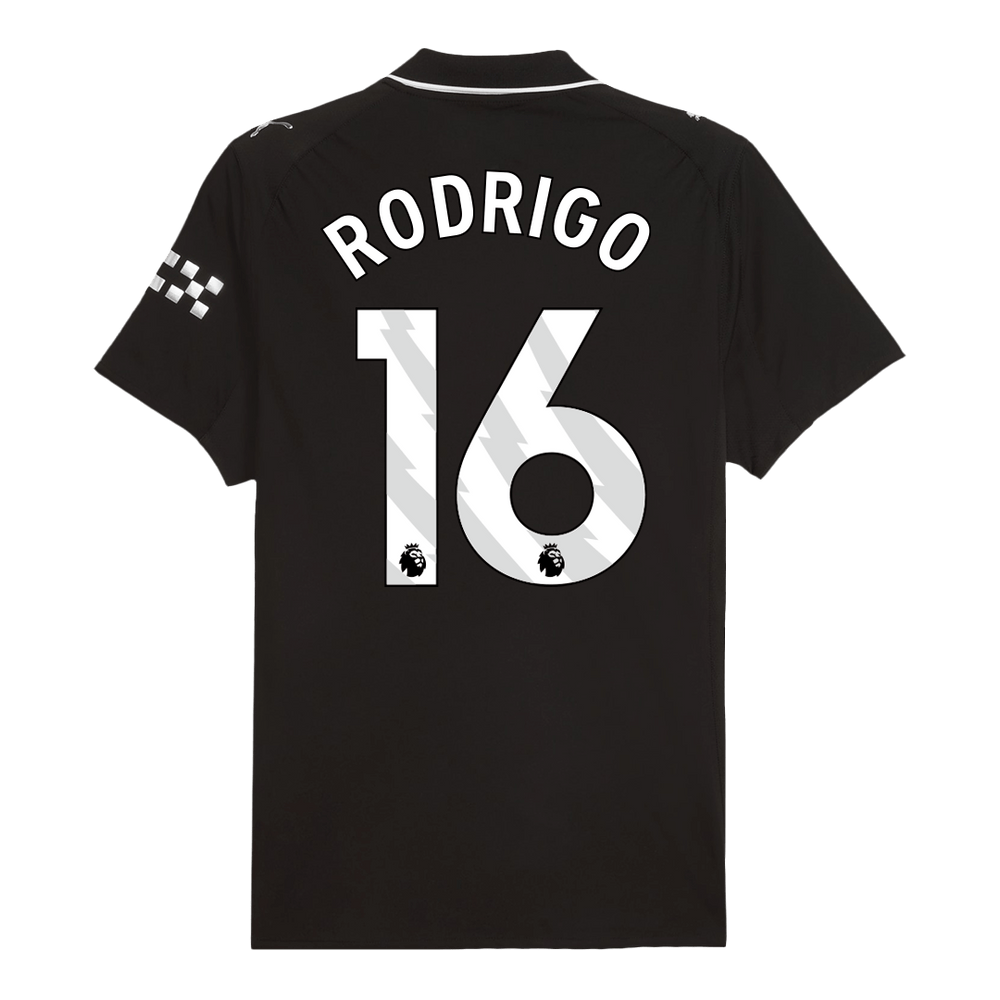 RODRIGO #16 Manchester City Away Match Jersey Player Version 2025/26