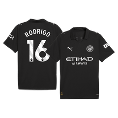 RODRIGO #16 Manchester City Away Jersey 2025/26