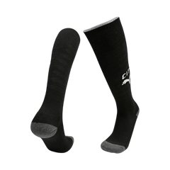 Kids Manchester City Away Soccer Socks - Black 2025/26