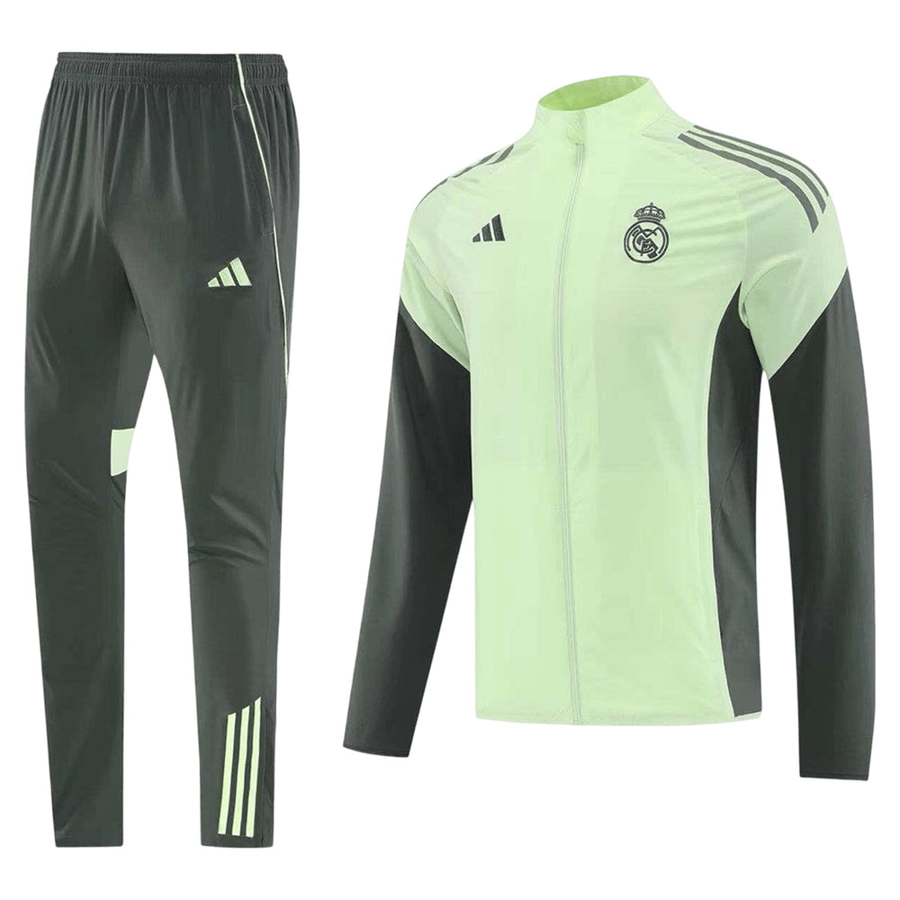 Real Madrid Windbreaker Kit(Jacket+Pants) Green 2025/26