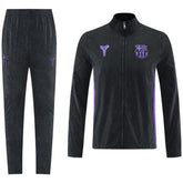 Barcelona Windbreaker Kit(Jacket+Pants) Black 2025/26