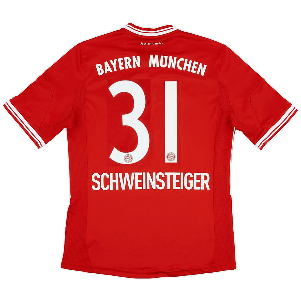 Schweinsteiger #31 Retro Bayern Munich Home Jersey 2013/14