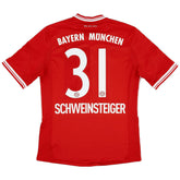 Schweinsteiger #31 Retro Bayern Munich Home Jersey 2013/14