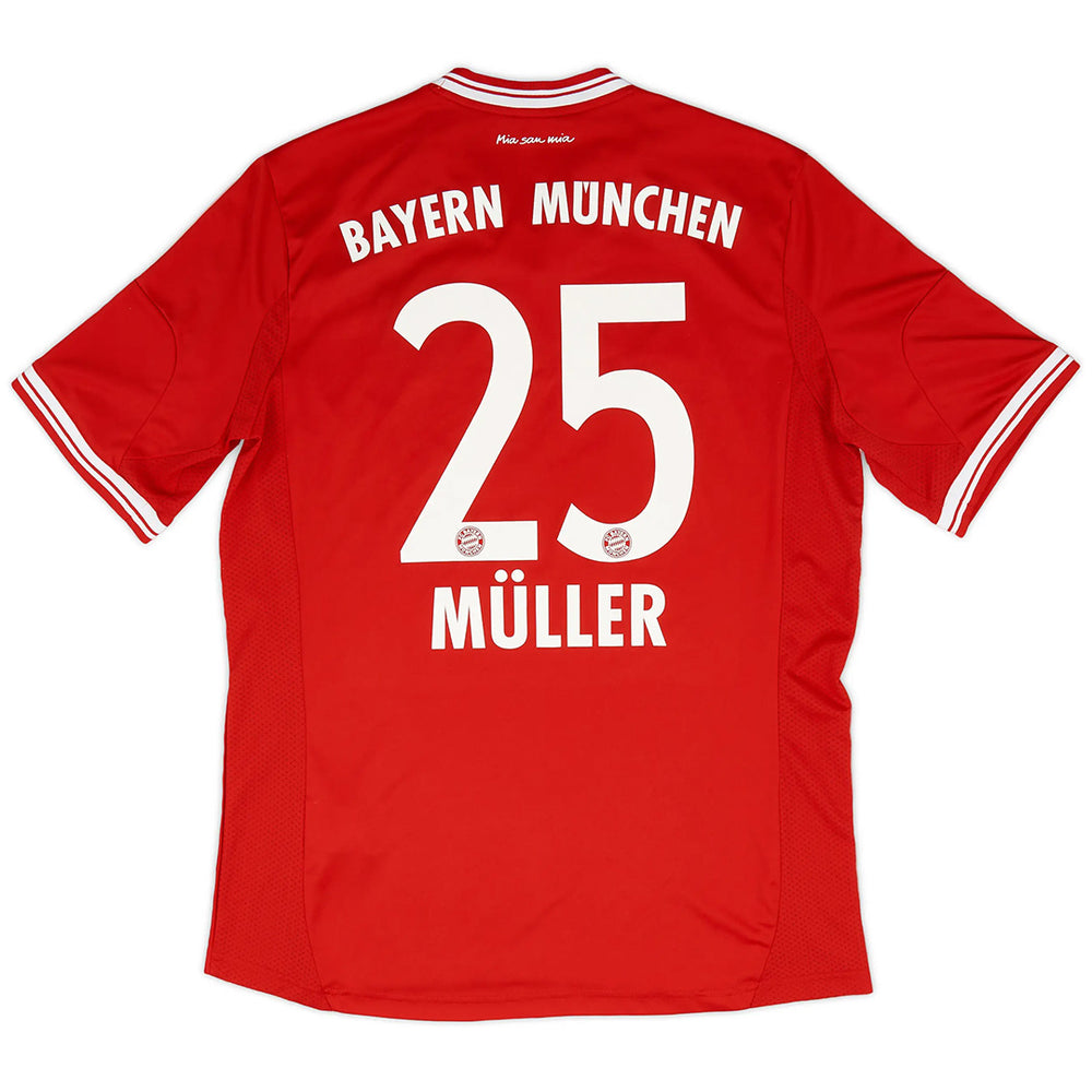 MÜLLER #25 Retro Bayern Munich Home Jersey 2013/14