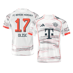 OLISE #17 Bayern Munich Away Match Jersey Player Version 2025/26
