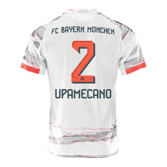 UPAMECANO #2 Bayern Munich Away Match Jersey Player Version 2025/26