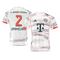 UPAMECANO #2 Bayern Munich Away Match Jersey Player Version 2025/26