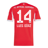 LUIS DÍAZ #14 Bayern Munich Home Jersey 2025/26