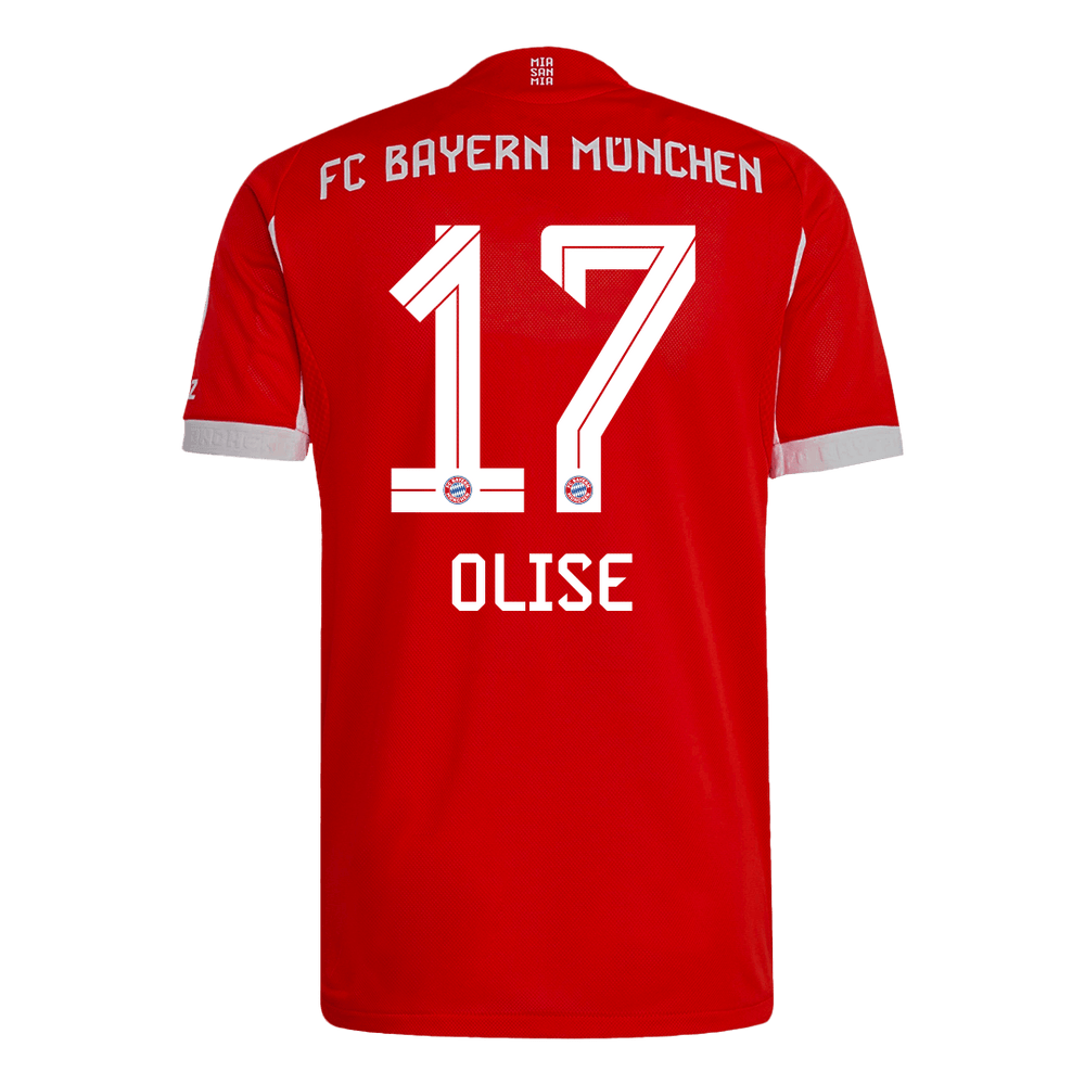OLISE #17 Bayern Munich Home Match Jersey Player Version 2025/26