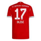 OLISE #17 Bayern Munich Home Match Jersey Player Version 2025/26