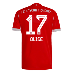 OLISE #17 Bayern Munich Home Match Jersey Player Version 2025/26