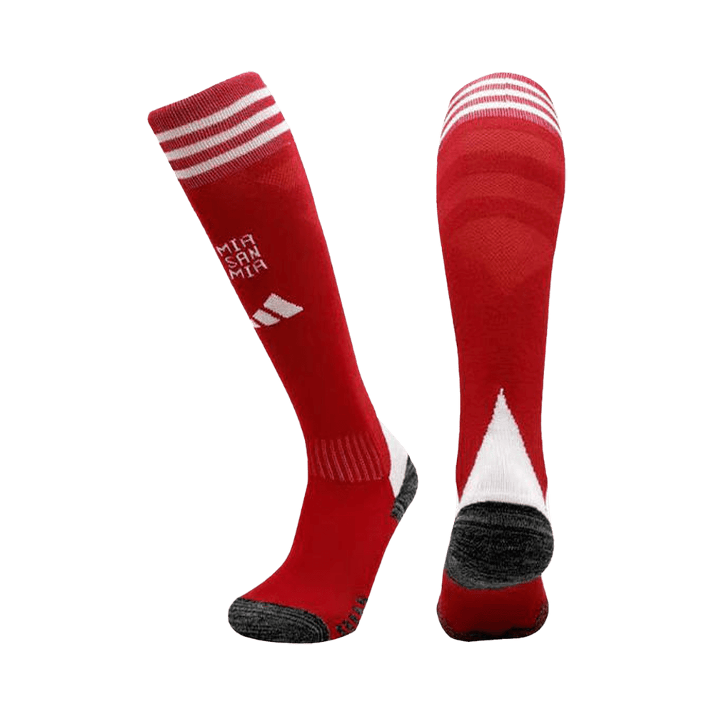 Bayern Munich Home Soccer Socks - Red 2025/26