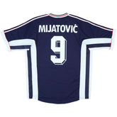 Mijatović #9 Retro Yugoslavia Home Jersey World Cup 1998