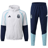 Argentina Windbreaker Hoodie Kit(Top+Pants) White 2026