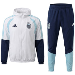 Argentina Windbreaker Hoodie Kit(Top+Pants) White 2026