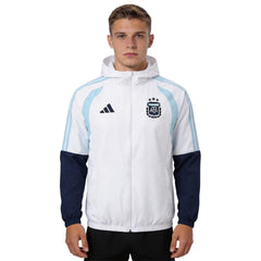 Argentina Windbreaker Hoodie Jacket White 2026