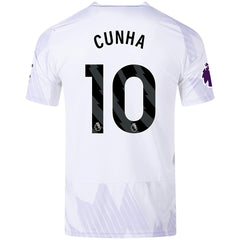 Cunha #10 Manchester United Away Jersey 2025/26