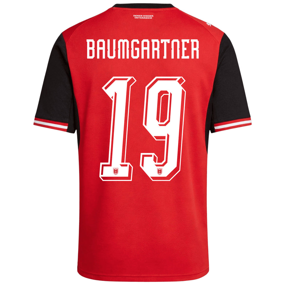 BAUMGARTNER #19 Austria Home Jersey World Cup 2026