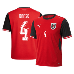 DANSO #4 Austria Home Jersey World Cup 2026