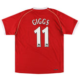 Giggs #11 Retro Manchester United Home Jersey 2006/07