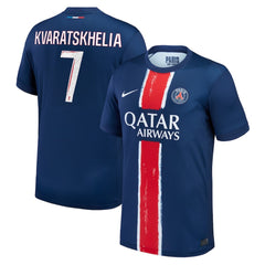 Kvaratskhelia #7 PSG Home Jersey