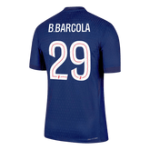 B.BARCOLA #29 PSG Home Match Jersey Player Version 2025/26