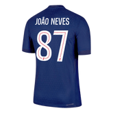 JOÃO NEVES #87 PSG Home Match Jersey Player Version 2025/26