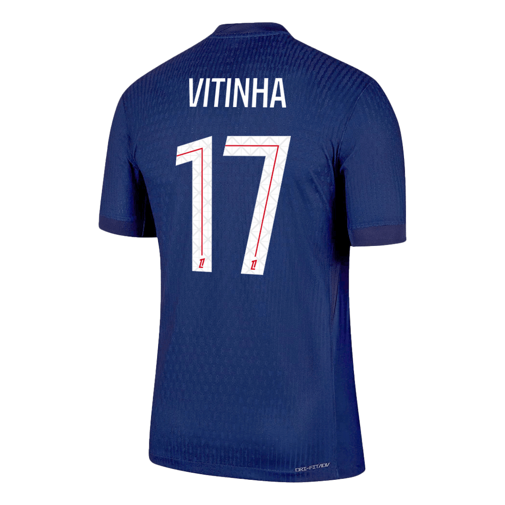 VITINHA #17 PSG Home Match Jersey Player Version 2025/26