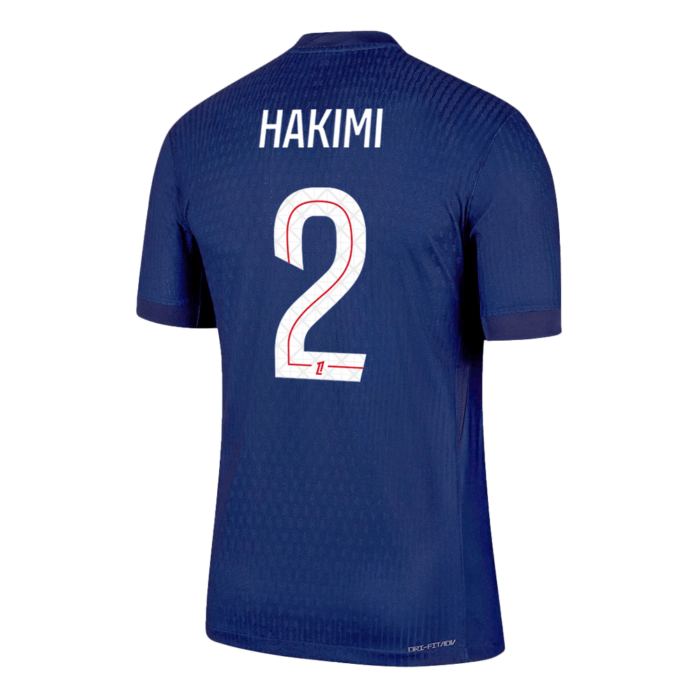HAKIMI #2 PSG Home Match Jersey Player Version 2025/26