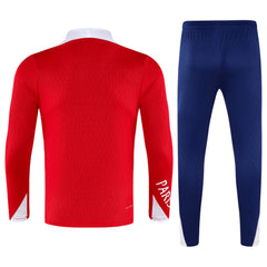 PSG Zipper Sweatshirt Kit(Top+Pants) Red 2025/26