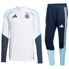 Kids Argentina Training Tracksuit Kit(Jacket+Pants) White 2026