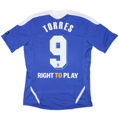 Torres #9 Retro Chelsea UCL Final Home Jersey 2011/12