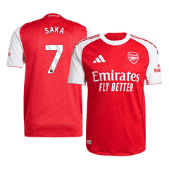 SAKA #7 Arsenal Home Match Jersey Player Version 2025/26