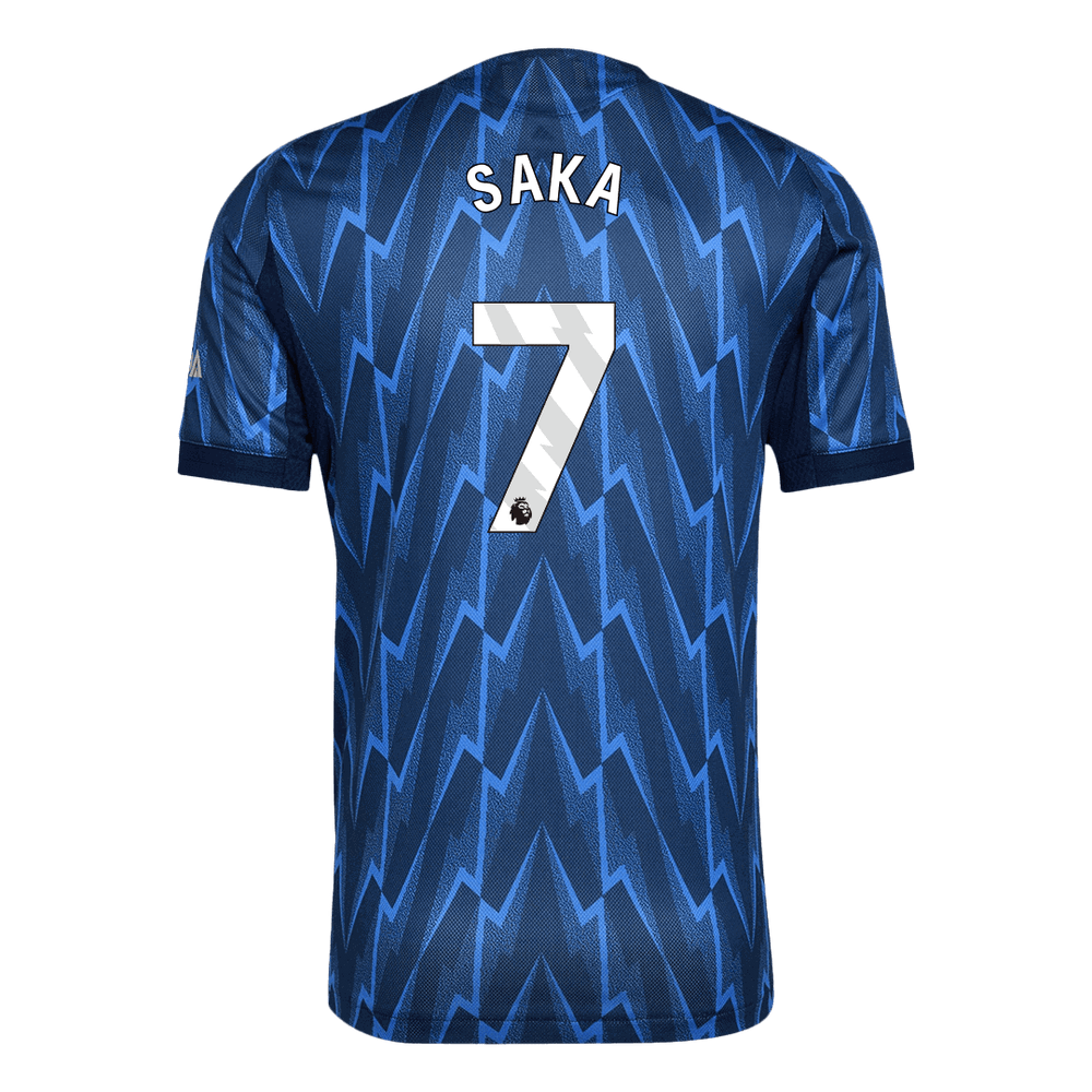 SAKA #7 Arsenal Away Match Jersey Player Version 2025/26